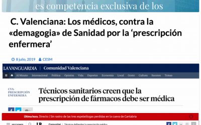 Técnicos superiores sanitarios creen que la prescripción de fármacos debe ser médica