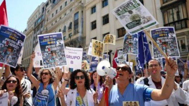 Imagen del art&iacute;culo de Izquierda Diario sobre la huelga de t&eacute;cnicos sanitarios