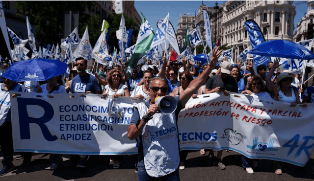 Noticia de La Raz&oacute;n sobre la huelga indefinida de los T&eacute;cnicos Superiores Sanitarios